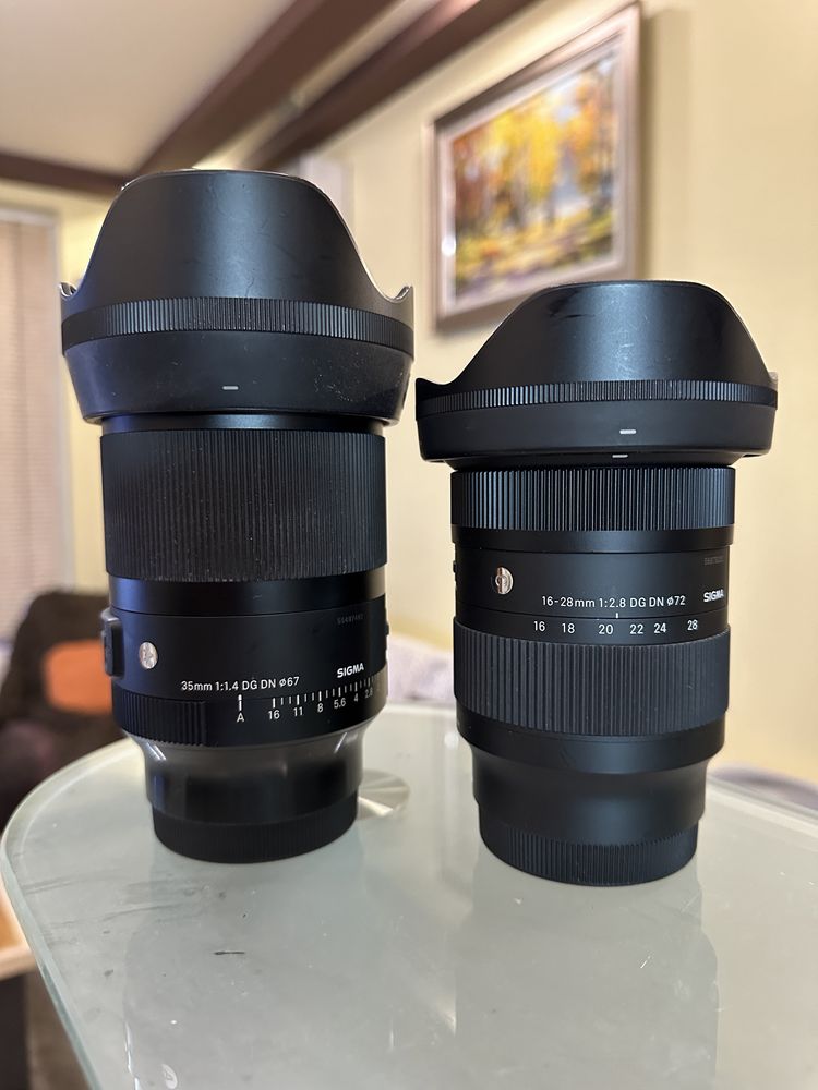 Sigma 16-28 Dg dn C+Sigma 35 Dg dn Art