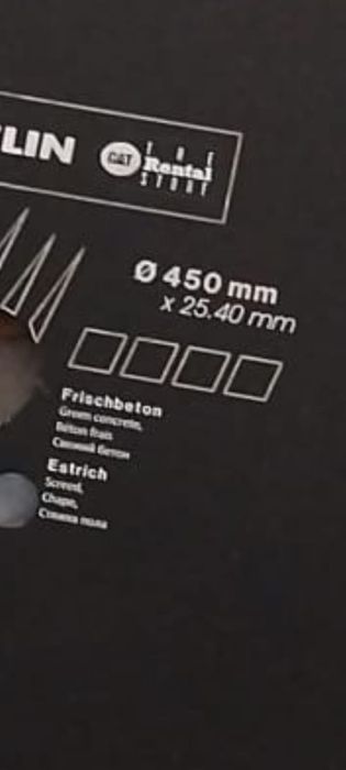 Disc diamantat beton/asfalt 450x25.40mm Zeppelin CAT