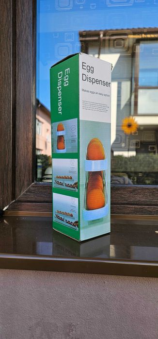 Suport Oua Automat - Dispenser Accesoriu Frigider - 12/14 ouă M/L