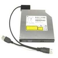Cablu adaptor SLIM SATA 13pin 7+6 pin pentru DVD-ROM laptop la USB 2.0