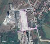 Inchiriez teren industrial cu platforma betonata