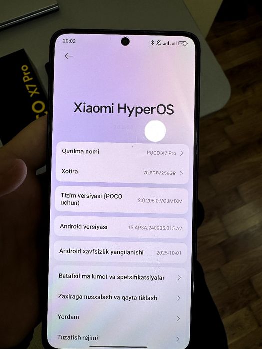 POCO X7 PRO 5G 12+4/256