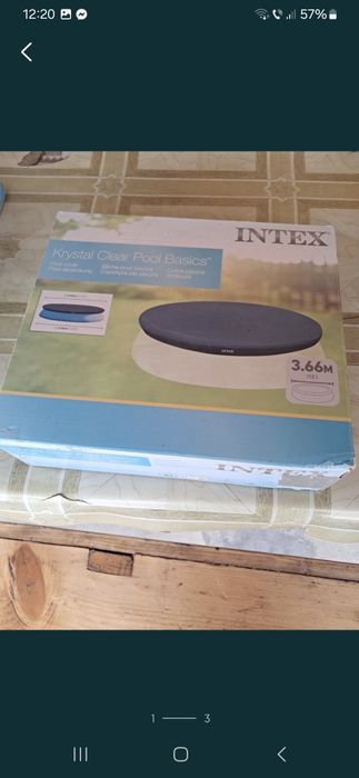 Vând piscina Intex cu capac