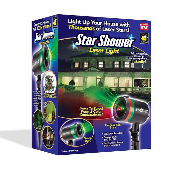 Лазерный проектор Звездный Дождь (Star Shower)