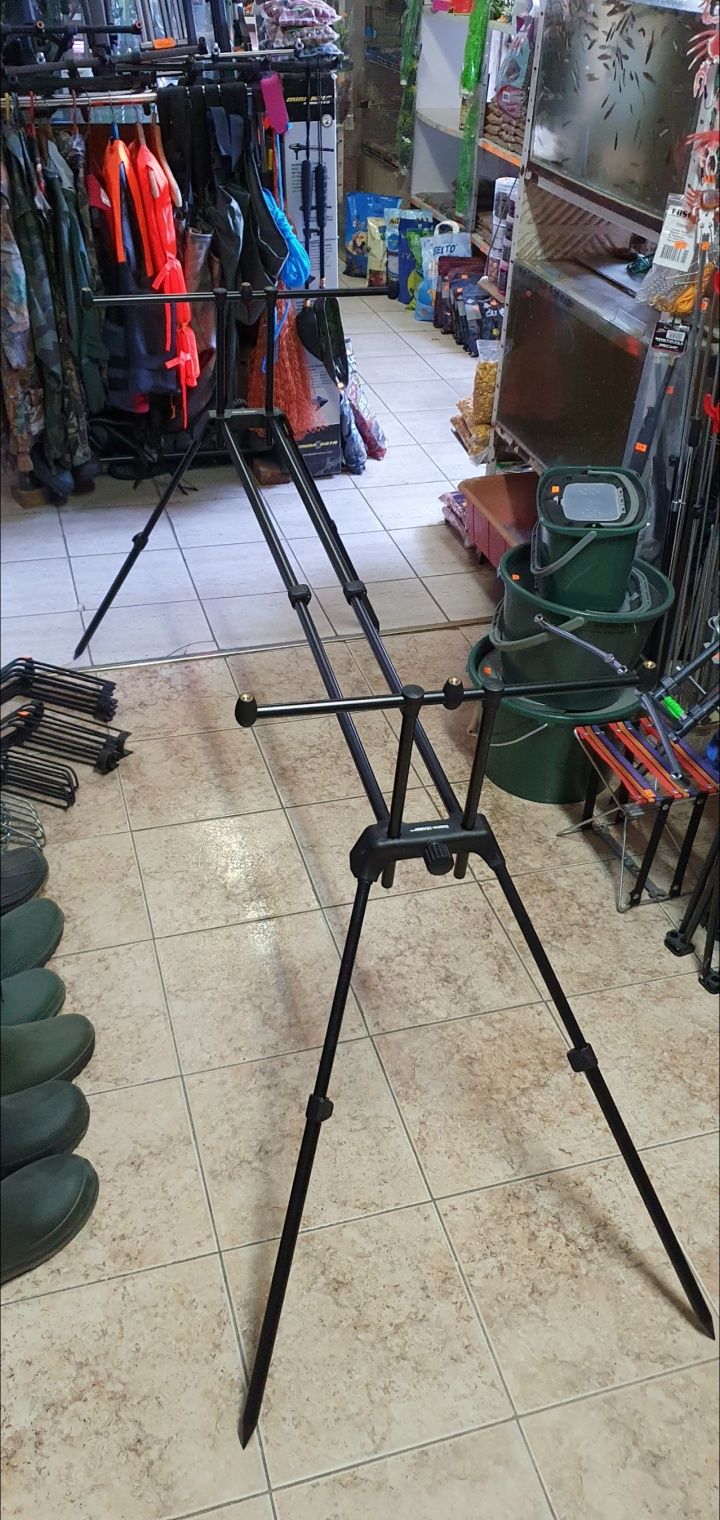 ПРОМО!! Стойка за 3 въдици rod pod DELPFIN CRABER MAXI