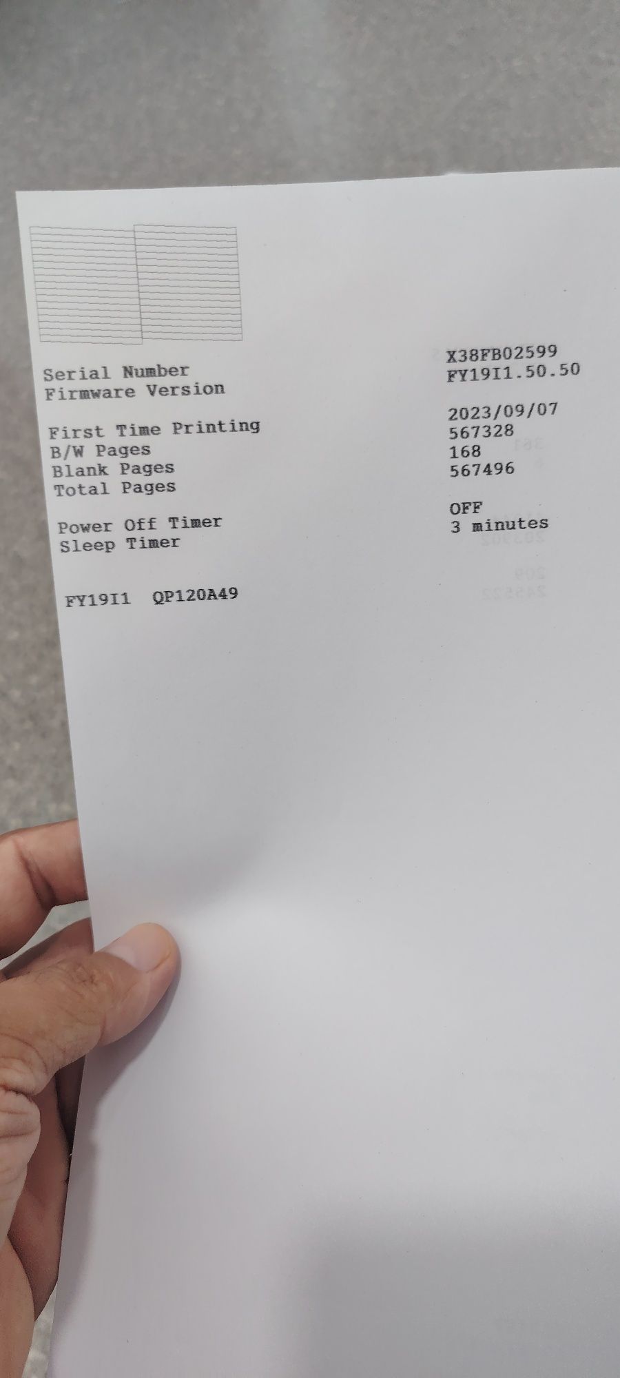 Принтер Epson 105 M