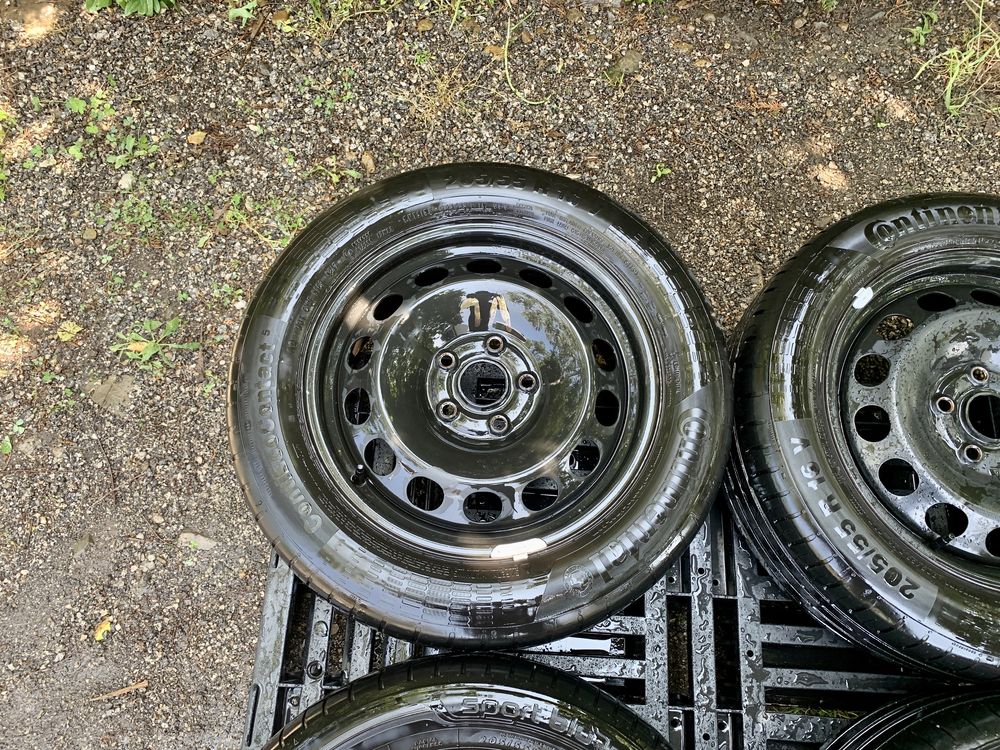4бр.Оригинални джанти 16" ET50+ГУМИ 205/55/16 за Vw,Audi,Seat,Skoda