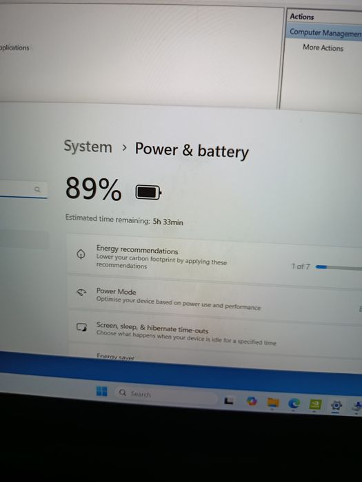 Laptop GTX 1650 cpu i5 9300H ssd 512gb baterie 3 ore