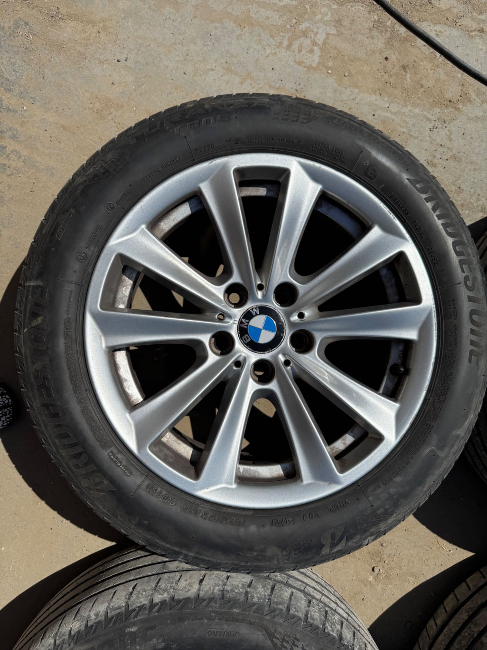 Jante Bmw F10 F11 originale 17 R17 anvelope vara
