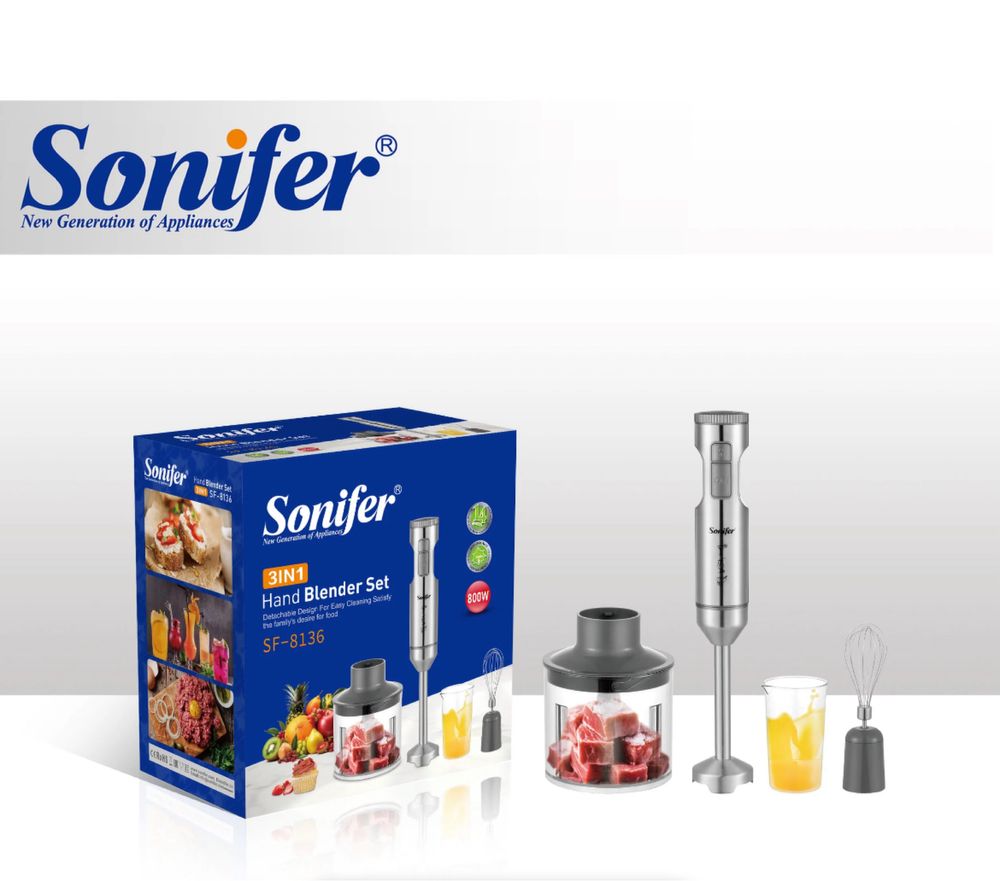 Набор ручного блендера Sonifer SF-8136 3 в 1