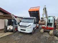 Miniexcavator Incarcator Miniîncarcator picon Bobcat balast nisip pama