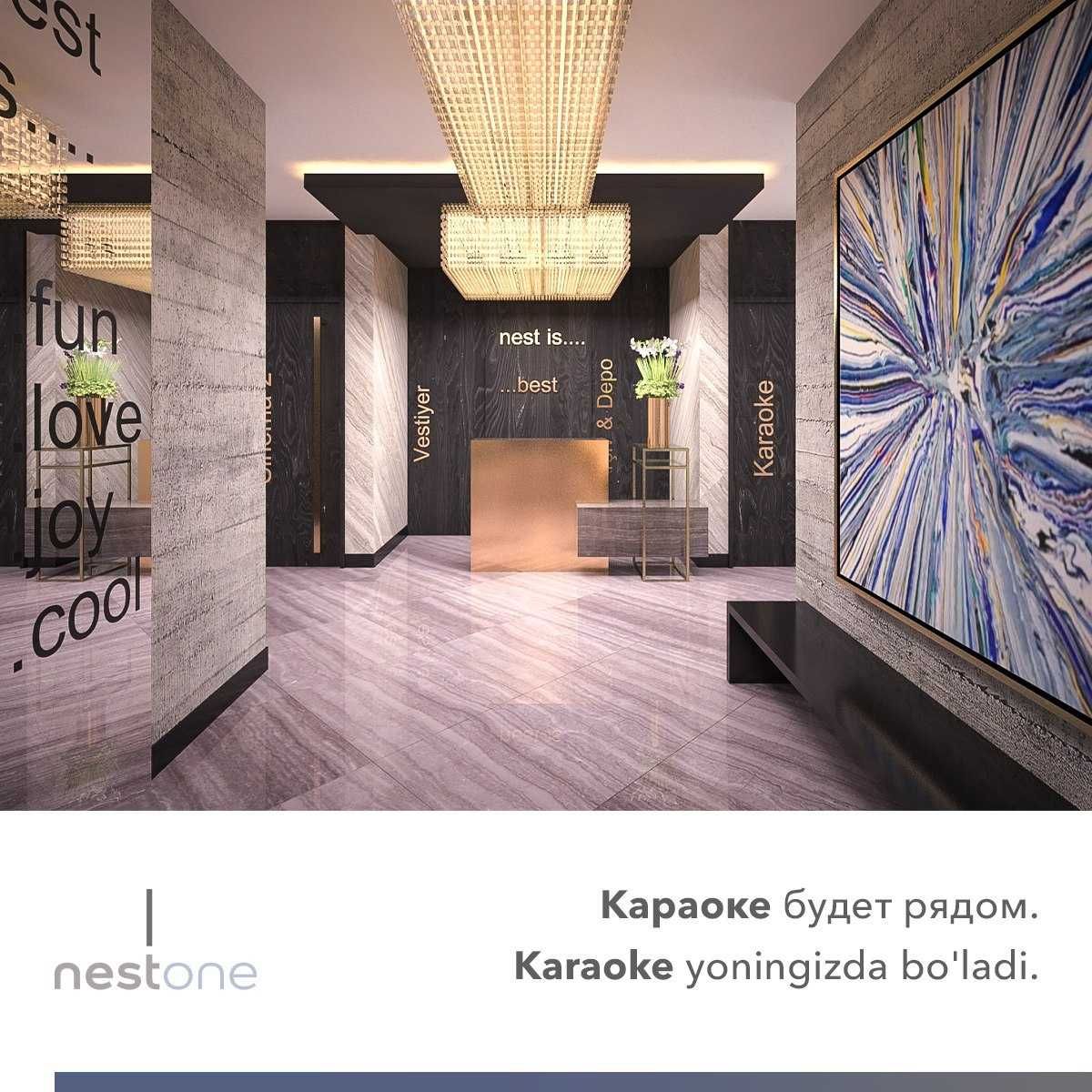 ЖК “Nest One“ Продается  2/16/51/59м2 Вид На Хумо Арена