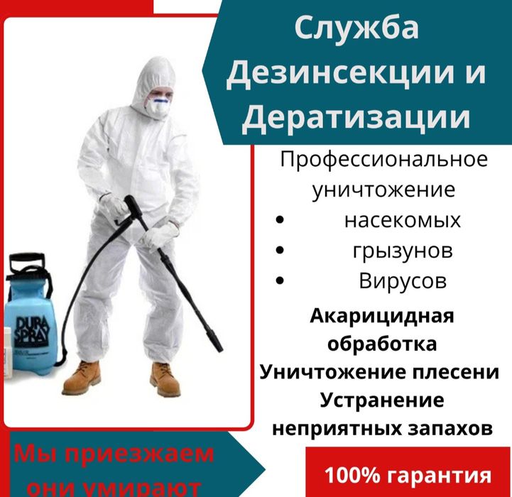 Дезинфекция. Уничтожение клопов, тараканов , мышей и крыс