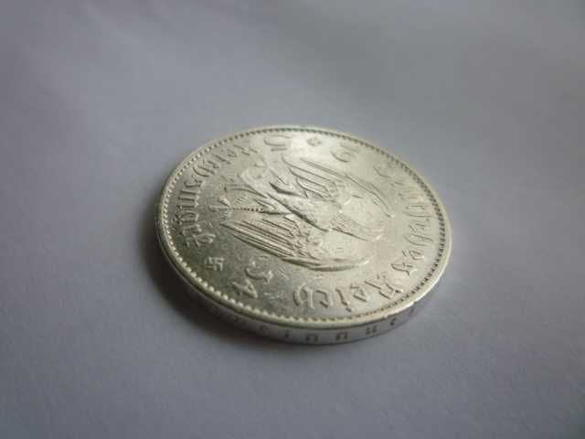 5 райхс марки 1934 година