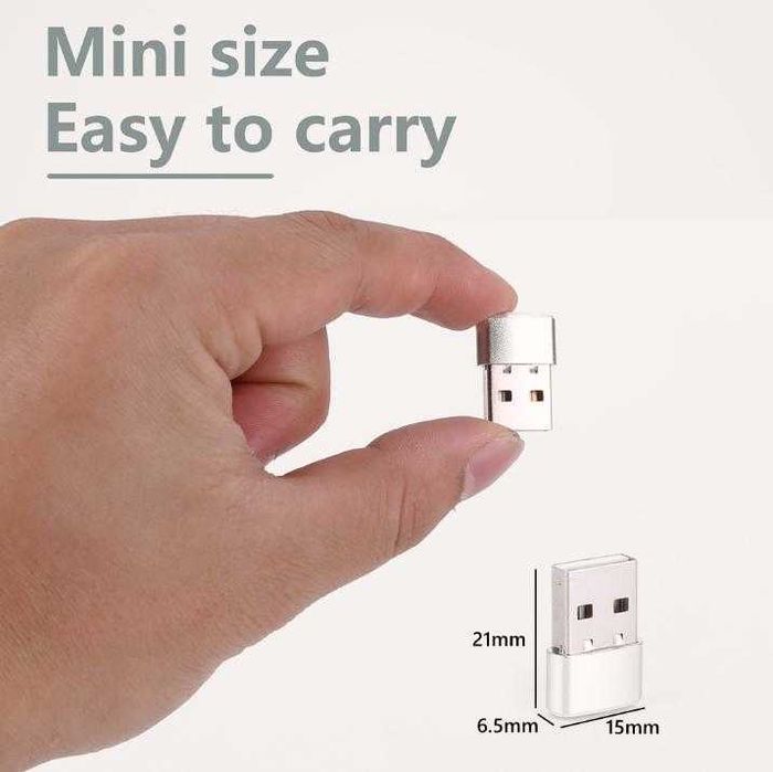 Гейминг Симулатор Фалшива Мишка 3 Режима Air Drive Mouse Jiggler Moji