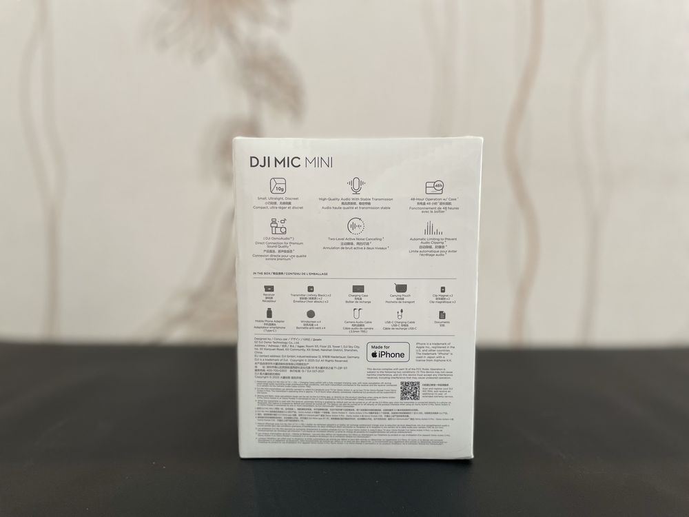 DJI Mic Mini combo (2 TX+1 RX) (Абсолютно новый! запечатанный!)