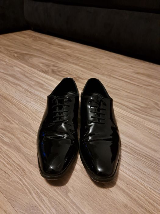 Pantofi Ceremonie Mariș 41 - Piele Neagra Lac