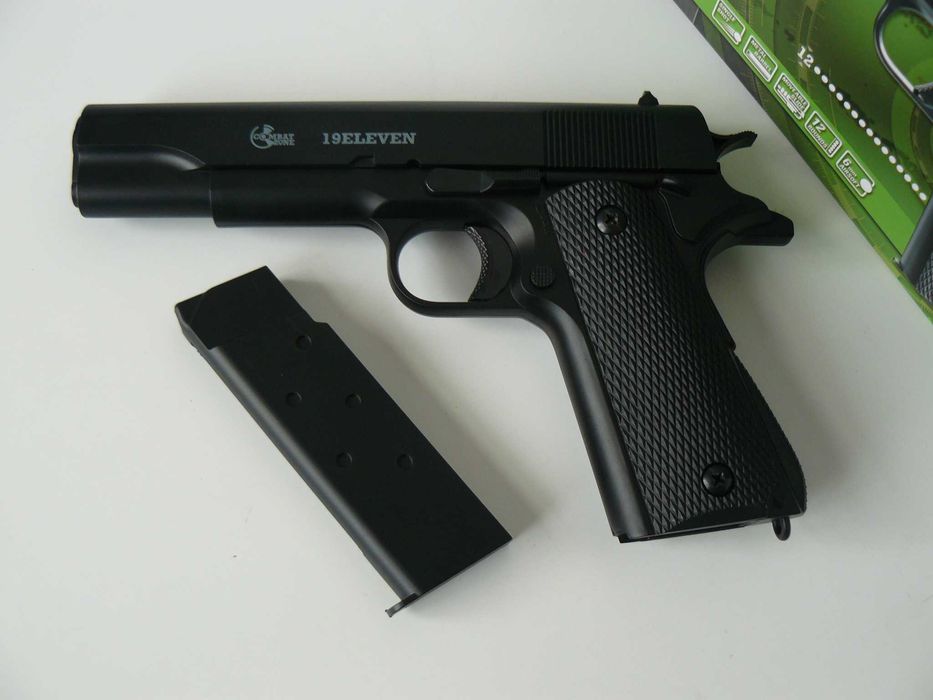 Pistol Airsoft 19 ELEVEN COLT,Nou,Pe Arc,Combat Zone,Metal Slide,0.55J