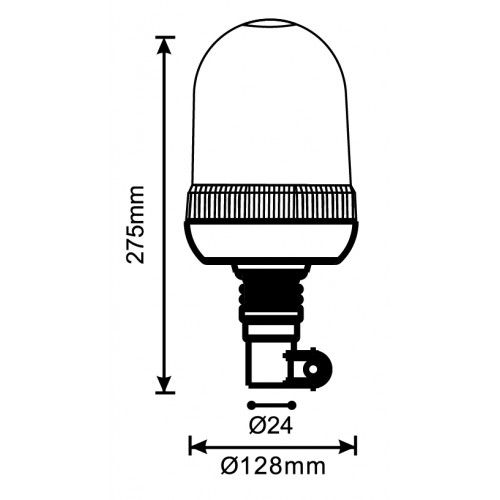 LED 12 / 24 Волта сигнална лампа за машина