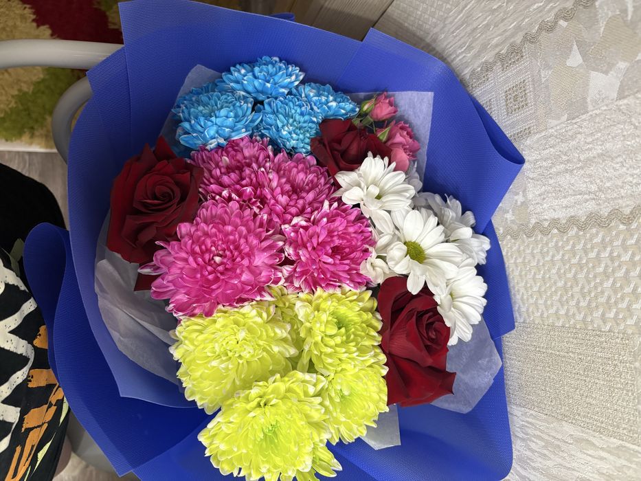 Букет разные свежие