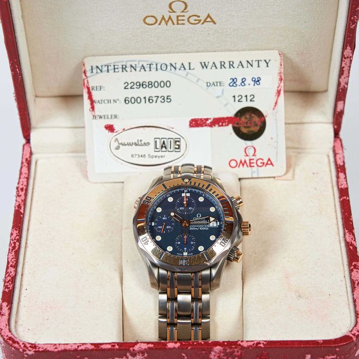 Omega Seamaster Professional Chronograph 2296.80 Tri-metal - Full Set