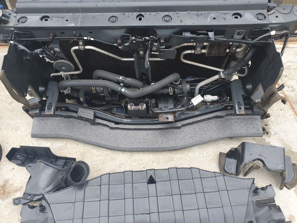 Trager complect radiator apa interculer climă ulei/ Nissan navara 2018