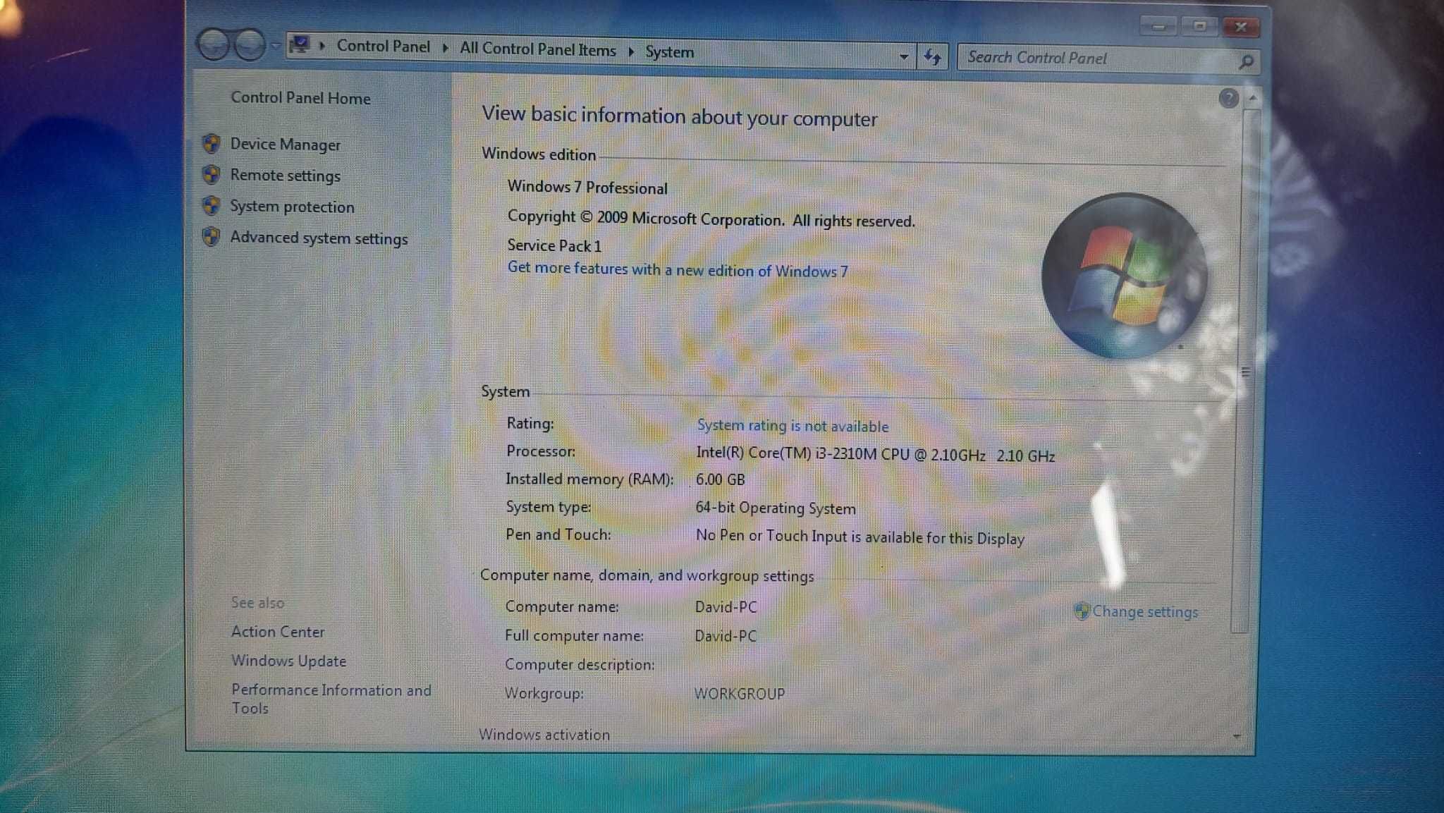 Laptop DELL Inspiron, Intel i3, 6 GB RAM, SSD 256 GB