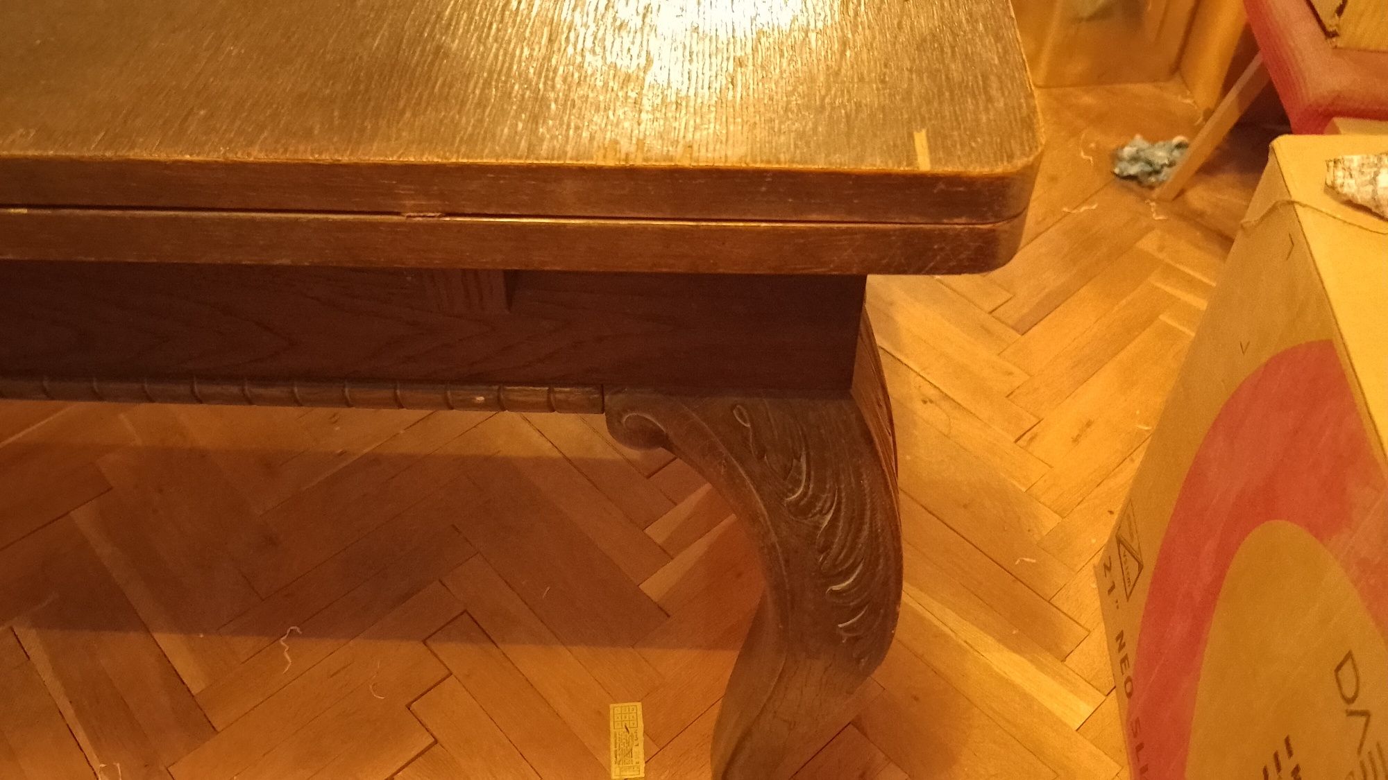 Антикварна маса с 4 стола Виена 19в.