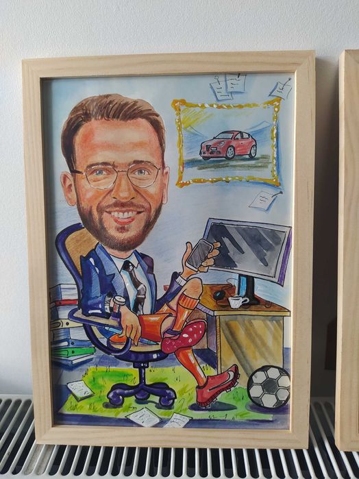 Caricaturi manuale la comanda