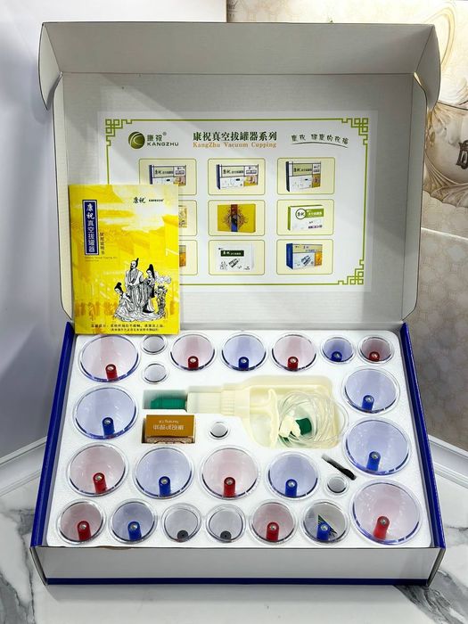 Магнитные Лечебные  банки для массажа и хиджама.Производство Корея.