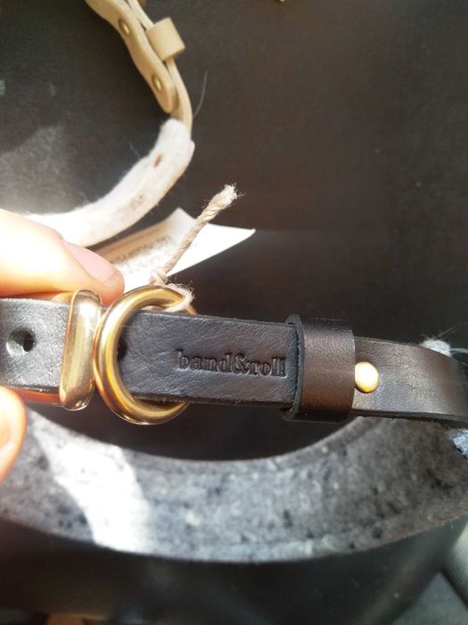 Кожен нашийник каишка за куче Band&Roll