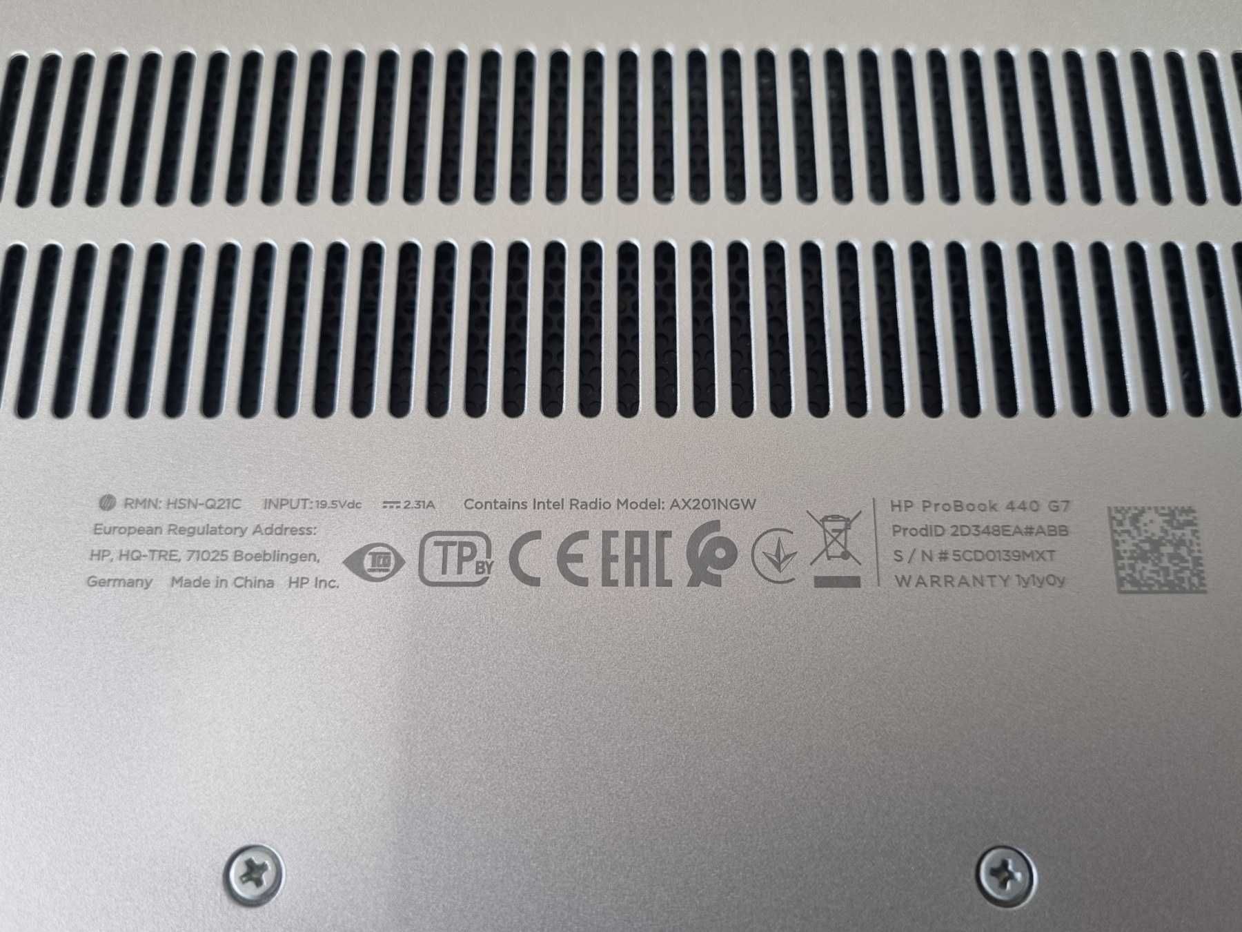 Лаптоп HP ProBook 440 G7 i5 ram 8 512 ssd