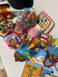 Детски играчки, Fisher price, дървени, таблет, дистанционно, фотоапара