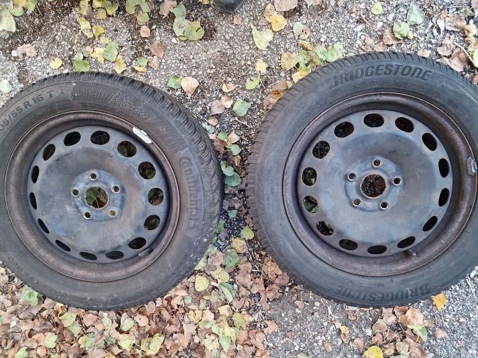 4бр зимни гуми 16с джанти за VW AUDI