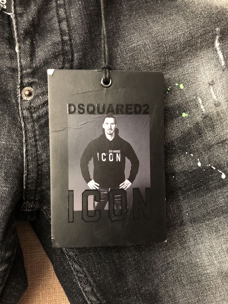 Дълги дънки Dsquared2 Huggo Armani Versace 44 label