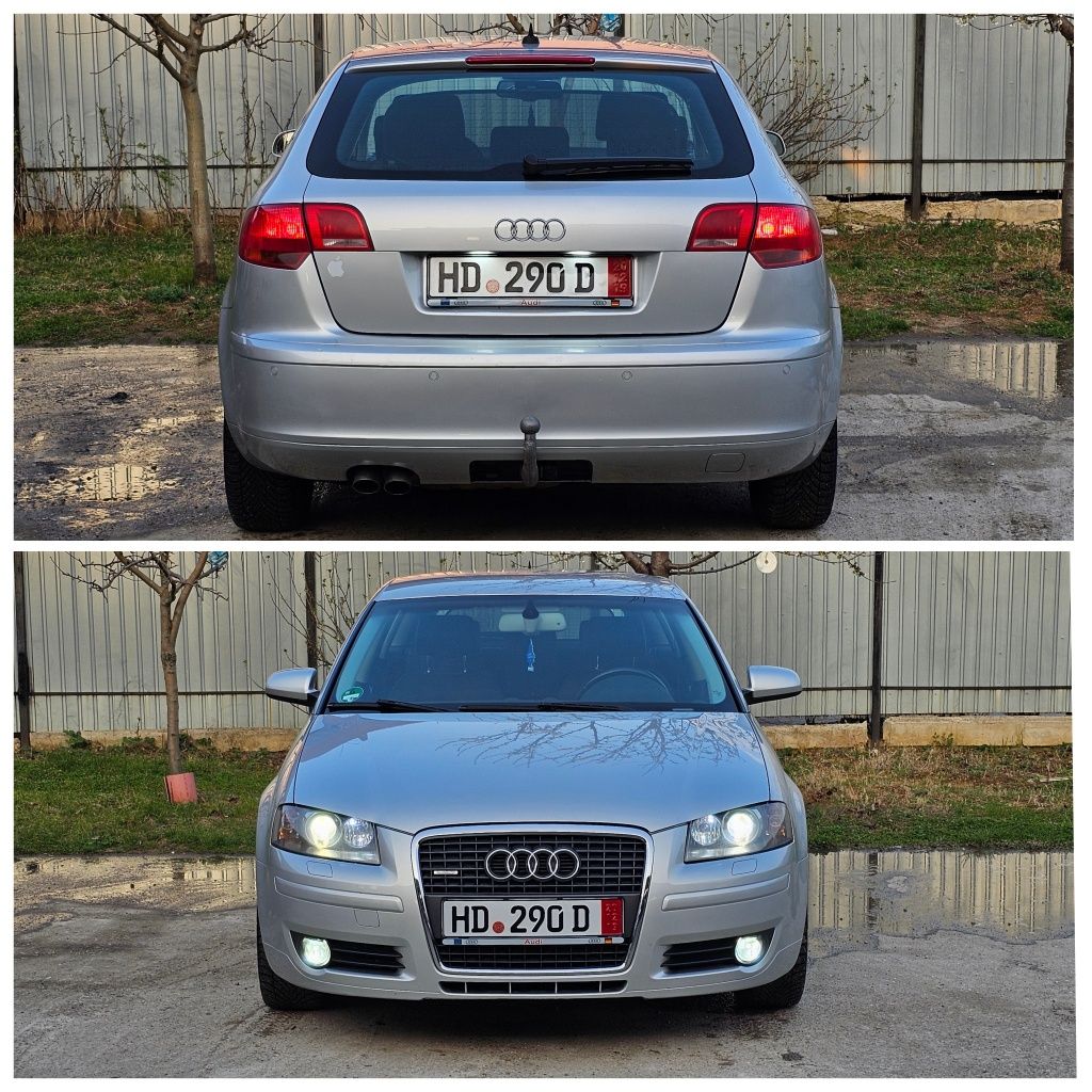 Audi A3 ※S-line※-2.0TDI 140Cp-2008-Bi-Xenon-Comenzi-Senzori