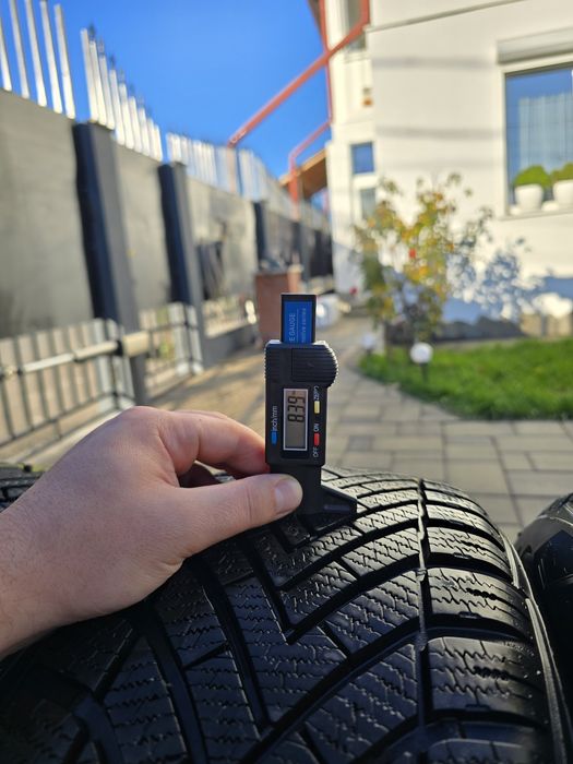 Set 4 jante originale Audi 7.5Jx16+anvelope iarnă Vredestein 205/60/16