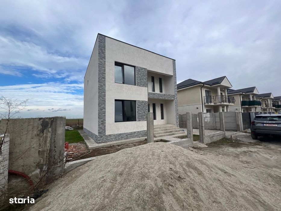 Casă nouă și modernă – 4 dormitoare, 3 băi – Comuna Berceni, Ilfov