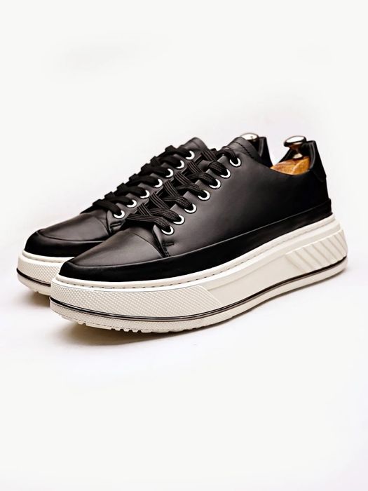 Мъжки обувки от естествена кожа / сникърси класически маратонки