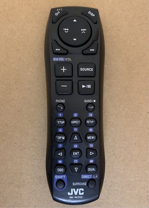 Пульт для Автомагнитолы Магнитолы Магнитофона JVC оригинал