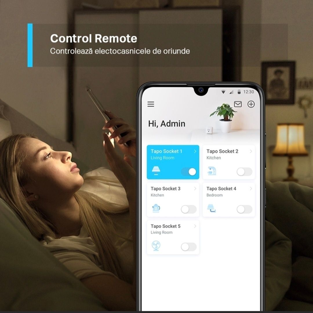 Priză inteligentă TP-Link Tapo – control de pe telefon!