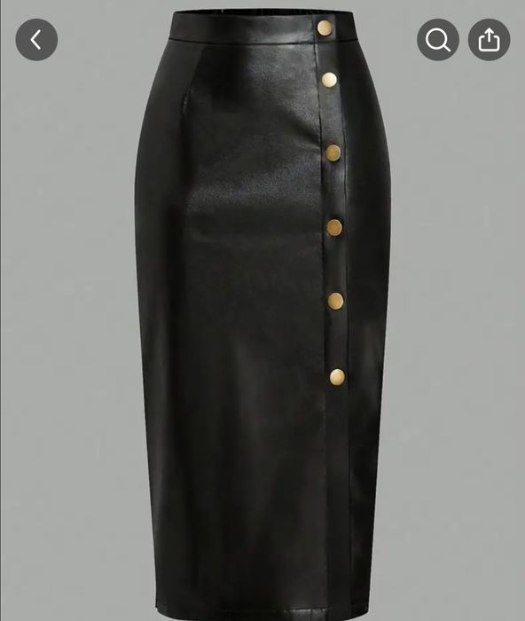 Кожанная юбка новая