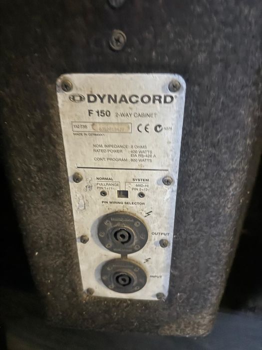 Sistem sunet pasiv dynacord F150 plus subwoofer kv 2 audio es 2.6