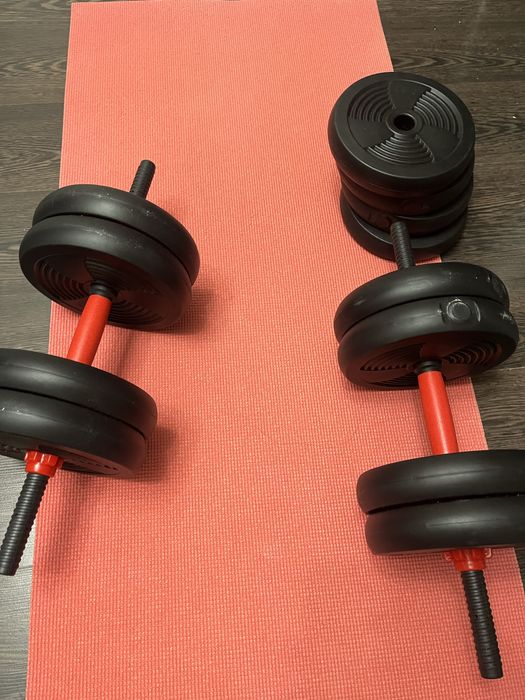 Продам гантели, гиря новая