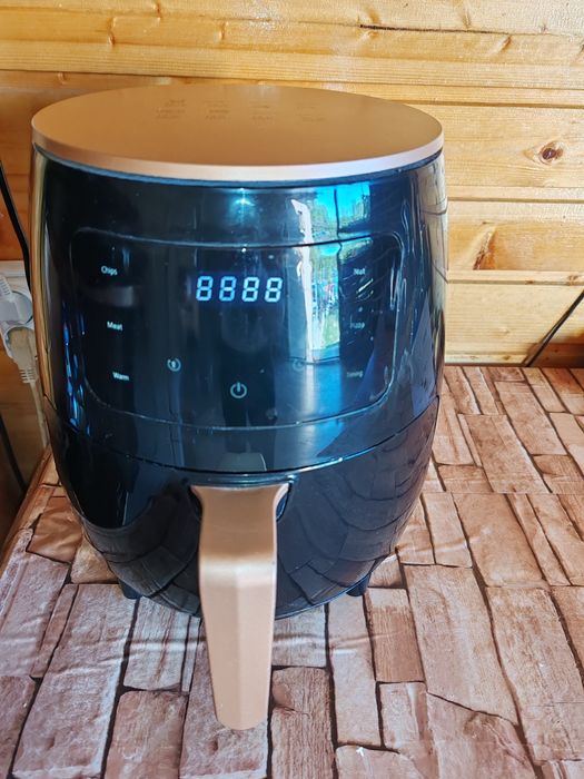Friteuza cu aer cald, S-18 Air Fryer, 2400W, afisaj digital, LCD Touch
