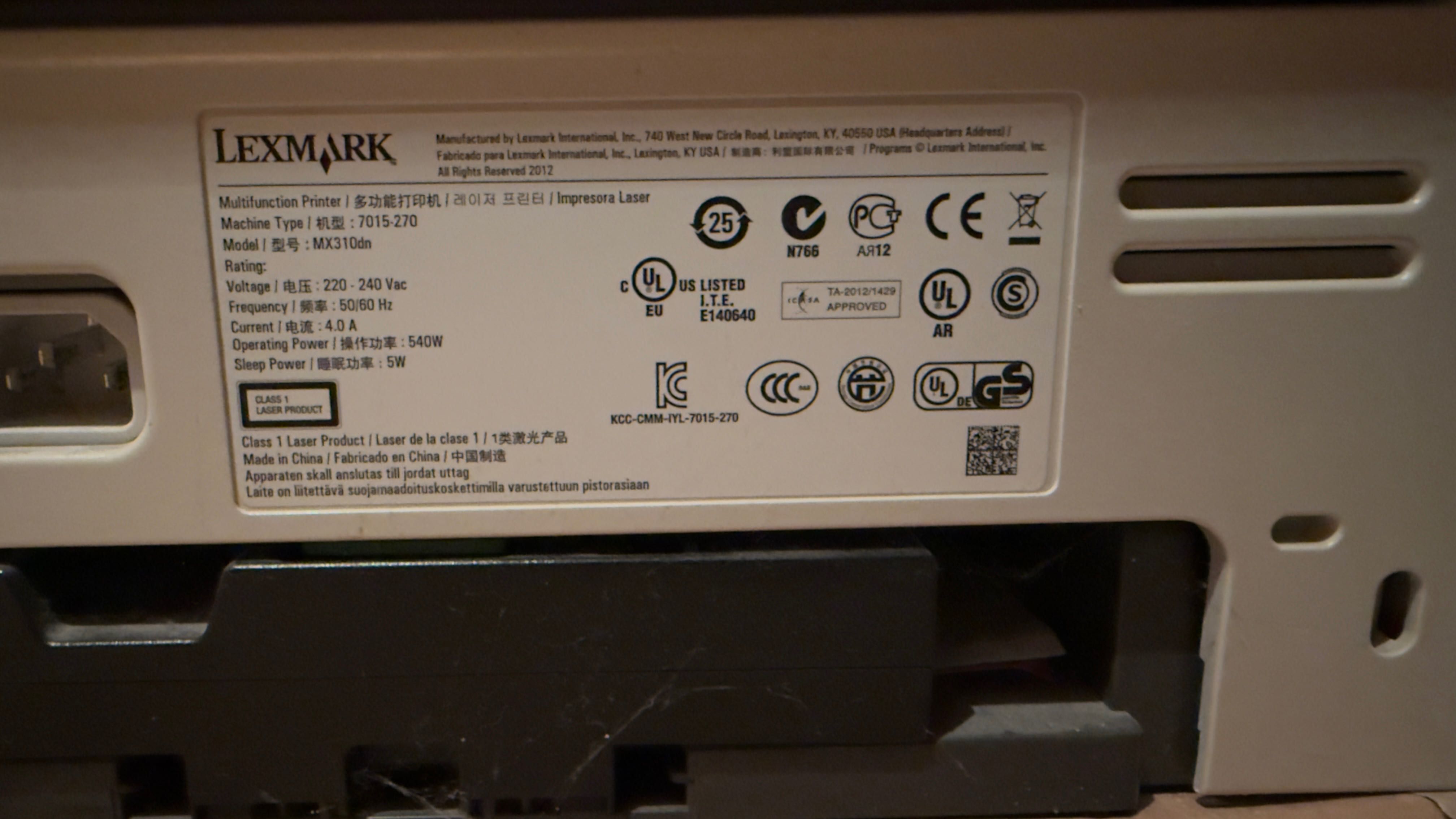 Принтер Lexmark MX320dn