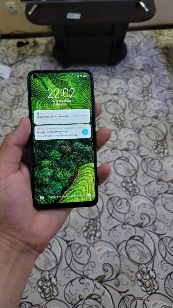 Redmi note 9, 4/128 holati A'lo, olgan odam mazza qilib ishlatadi