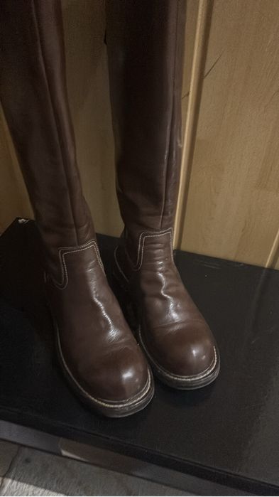 Сапоги из лошадиной кожи