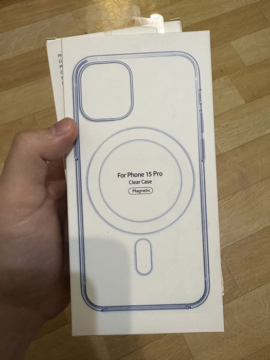 Прозрачный чехол Айфон 15 про