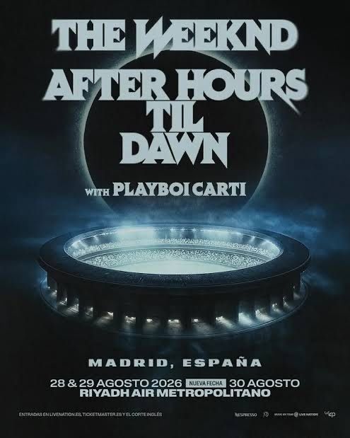 BILET THE WEEKND Madrid / Official Platinum Ticket /28 August 2026